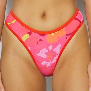 93 Play Street Jessie Floral Fruit Punch Bikini Bottoms
